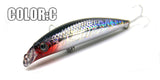 fishing lures, floating minnow,penceil bait size 90mm 10g,magnet inside,dive 0.5m