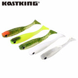 KastKing Soft Baitfish 6pcs/lot 3.0g/70mm for Fishing Shad Swimbaits Jig Head Soft Lure Fly Fishing Lures