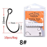 THE TIME BRAND Big Ring lure hook for mini crankbait and small minnow lures Barbless fish hooks