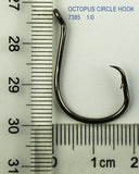 50pcs/lot Large Size 1/0 - 10/0 Octopus Circle Hooks Sea Fishing Coated Sharpened Fishhook High Carbon Steel fish hook