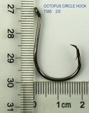 50pcs/lot Large Size 1/0 - 10/0 Octopus Circle Hooks Sea Fishing Coated Sharpened Fishhook High Carbon Steel fish hook