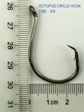 50pcs/lot Large Size 1/0 - 10/0 Octopus Circle Hooks Sea Fishing Coated Sharpened Fishhook High Carbon Steel fish hook