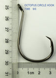 50pcs/lot Large Size 1/0 - 10/0 Octopus Circle Hooks Sea Fishing Coated Sharpened Fishhook High Carbon Steel fish hook