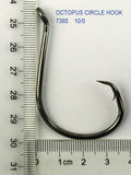 50pcs/lot Large Size 1/0 - 10/0 Octopus Circle Hooks Sea Fishing Coated Sharpened Fishhook High Carbon Steel fish hook